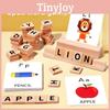 Wooden Alphabet Word Building Game Educational Toy For Early Learning