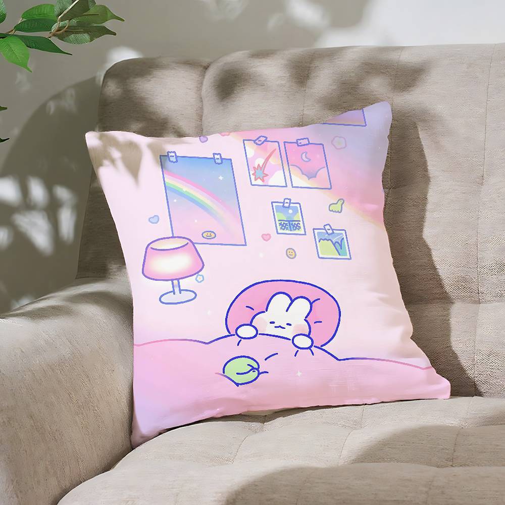 

Наволочка для подушки-игрушки Кролик М-Монгмонг Чехол для декоративной подушки Нордический Винтажный Стиль Чехлы для подушек Декор для Дома Гостиной Дивана Диванного Сиденья 16x16Inch