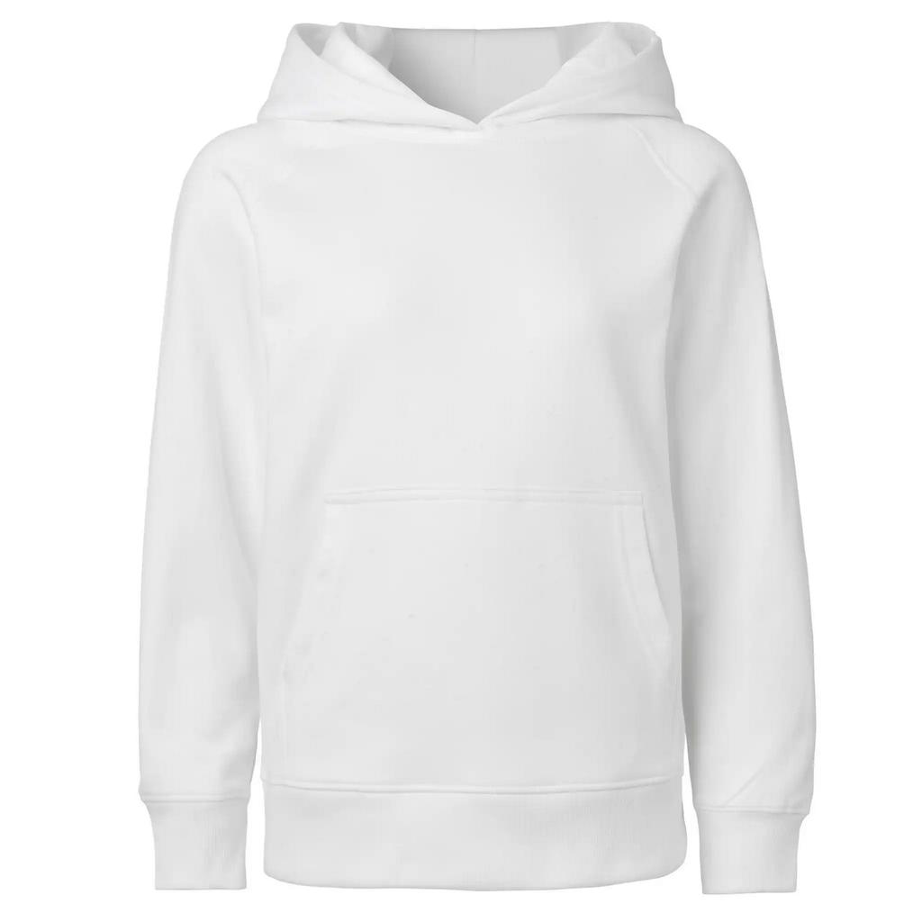 Neutral Childrens/Kids Plain Hoodie