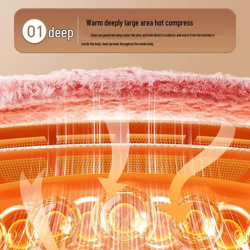 Cervical Spine Hot Water Bag Set: Neck & Shoulder Compress with U-Shaped Pillow and Scarf