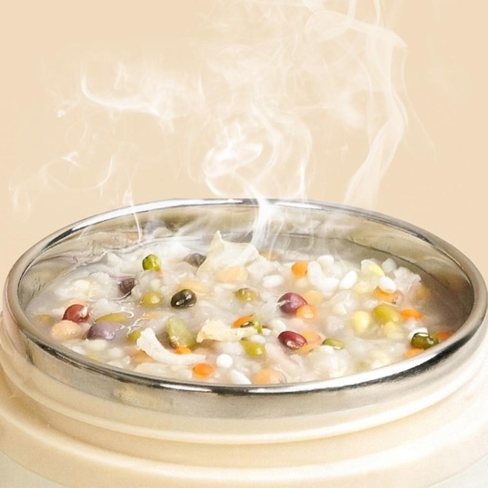 600ML Electric Heating Lunch Box USB Electric Portable Food Warmer with Drink Function Stainless Steel Picnics Food Heater