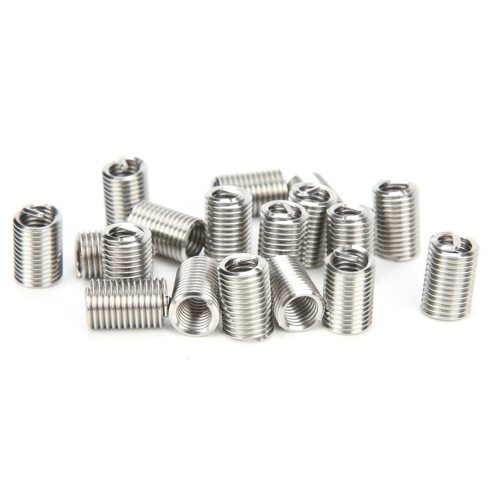 50Pcs Thread Inserts Wire Protection Sleeve Repair Tool Fastener US Standard 516in?18x3D