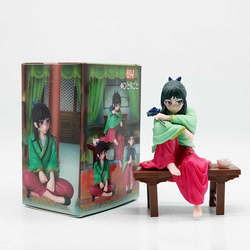 In Stock The Apothecary Diaries Maomao Jinshi Figure Anime Periphery Kawaii Sitting Toys Desktop Car Ornaments Model Gifts Kid Friendly Entertaining