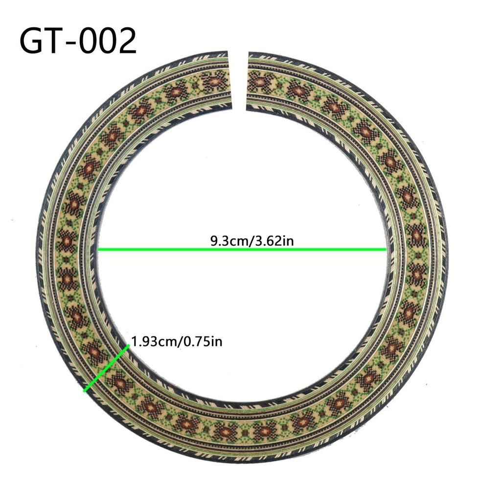 Lindenholz Klassische Gitarre Schallloch Rosette - 92mm Innendurchmesser Dekorationszubehör