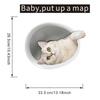 3D Breaking Wall Cat Toilet Stickers, Peeking Funny Waterproof Removable Self-Adhesive Bathroom Decals