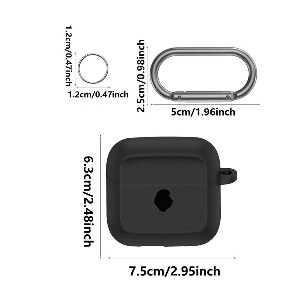 Silicone Case For Skull Candy Mod Silicone Protective Sleeve For Skull Candy Earbuds Rubber Cover For Skull Candy Earbuds чёрный