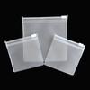 20/40pcs Frosted EVA Zipper Bags Semi Transparent Ear Stud Ring Necklace Storage Bags Reusable Dustproof Travel Organizers
