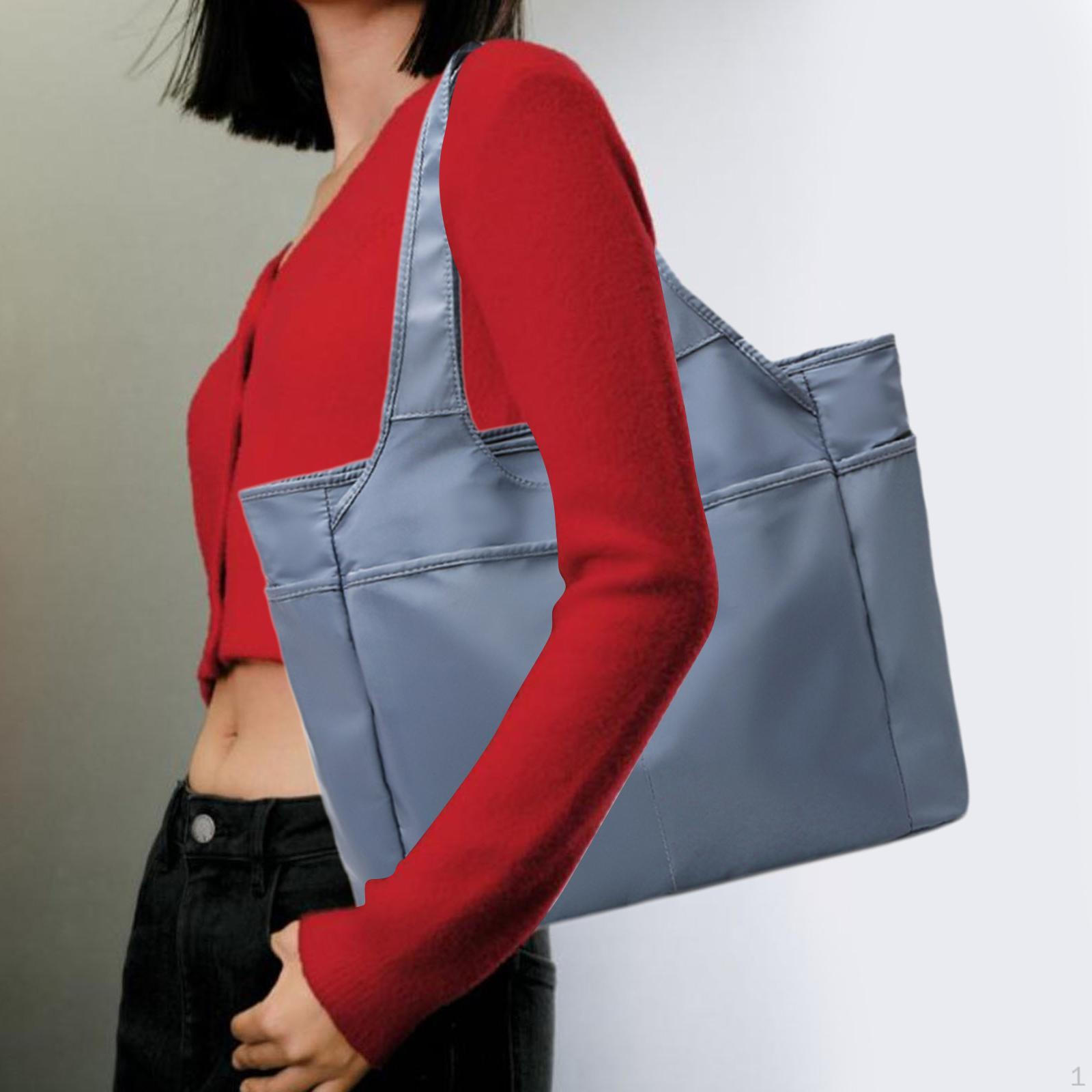 

Сумка-тоут для женщин складная спортивная с отделениями большая дорожная спортивная синий