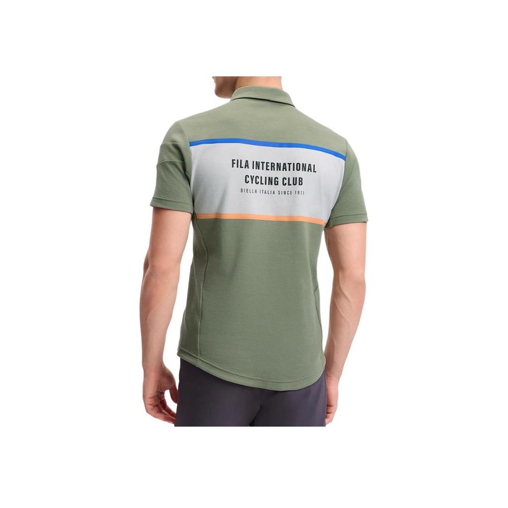 New FILA ATHLETICS SPORTCYCLING Polo Shirt Men's Misty Turquoise A11M518103F-KK