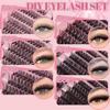 300 Clusters Of Thick Single-Cluster D-Song False Eyelashes Set 8-16Mm Curled Diy Segmented Eyelashes