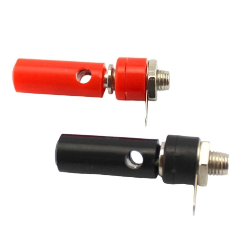 Male And Female 4mm Banana Plug Male And Female Insert Connector Banana Pin for Electronics Equipment Electrical Testing