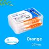 Tooth Gap Brush - 0.7mm Ultra-Fine Orthodontic Cleaning L-Shaped Tooth Gap Brush - Boxed Set of 20 Sticks