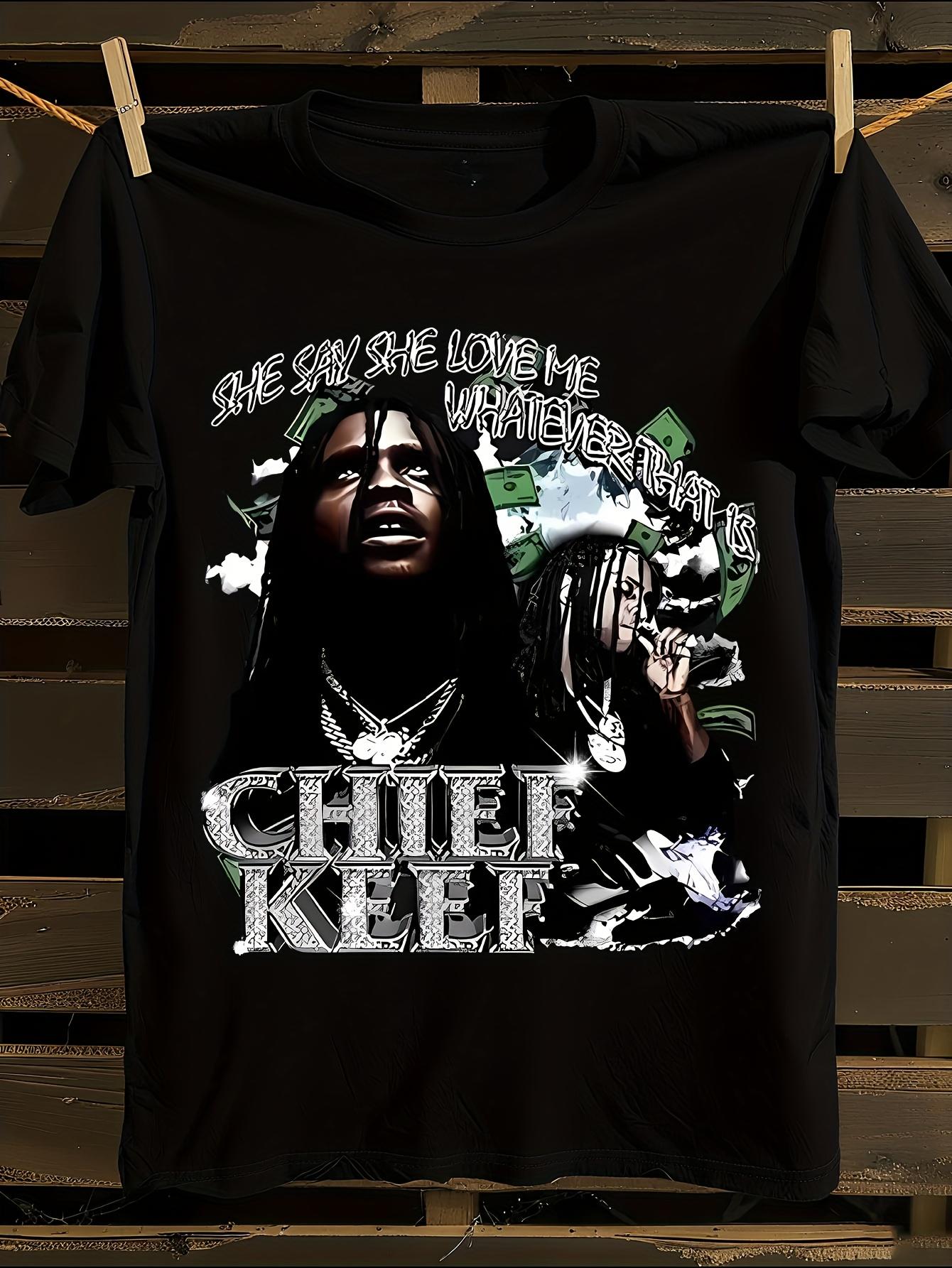 Chief Keef Logo Print T-shirt S