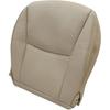 NLQR Front Passenger Side Bottom Seat Cover Tan Replacement Microfiber Leather Compatible with Lexus GX470 2003 2004 2005 2006 2007 2008 2009