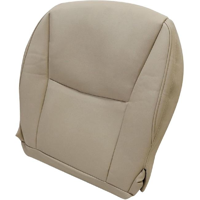 NLQR Front Driver Side Bottom Seat Cover Tan Replacement Microfiber Leather Compatible with Lexus GX470 2003 2004 2005 2006 2007 2008 2009