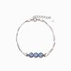 Women's Blue Demon Eye Bracelet with Zircon - Creative, Versatile Fashion Jewelry