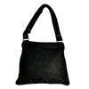 PRADA lightweight Diagonally hung Shoulder Bag Nylon black Women Used