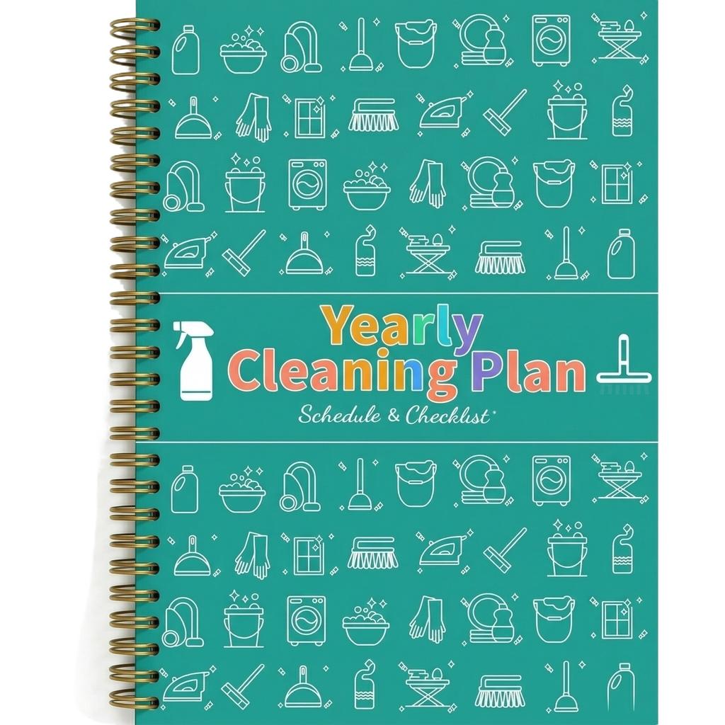 Annual Cleaning Schedule And Cleaning Plan Book