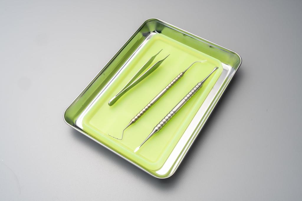 Kyoto Tool Silicone Flat D999TFLG (KTC) Tray, Type, Large, Green,