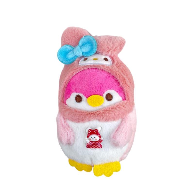 New Cute Penguin Keychain Bag Small Hanging Ornament Doll Plush Mini Grabbing Machine Doll