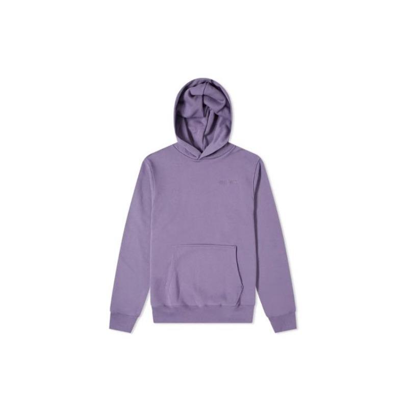 Adidas Originals Trefoil X Pharrell Williams Collaboration Solid Color Pullover Hoodie Men Hoodie Purple GH4411