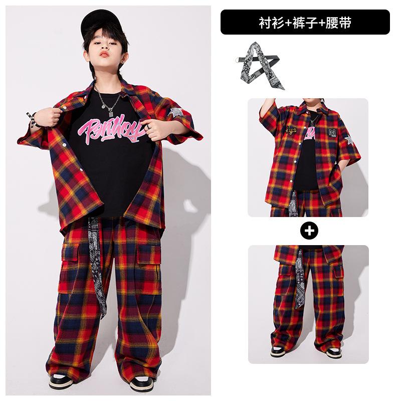Hip-Hop Children'S Trendy Costumes, Boys' Suits, Hiphop Children'S Clothing, Hip-Hop Catwalk Girls, Jazz Drums