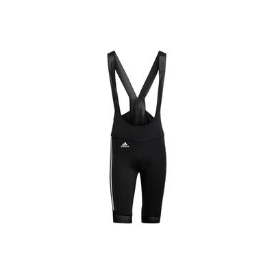 Solid Color Side Stripe Logo Overalls Shorts Men Bottoms Black GP8636