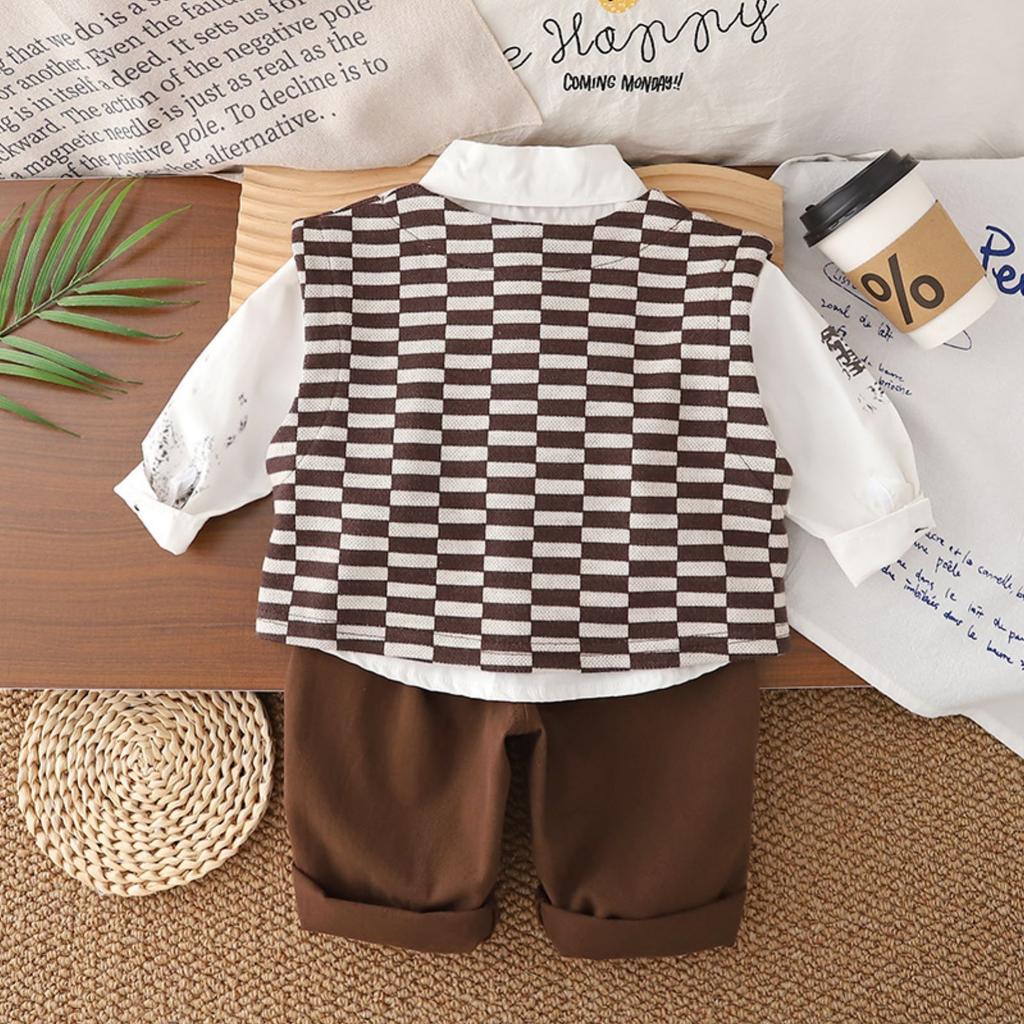Kids Casual Long-Sleeve Set, Comfortable Daily Wear Outfits