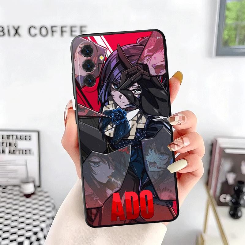 Ado Cartoon K-Kyogen X Uta Soft Phone Case for Samsung A17 A37 A57 A16 A26 A36 A56 A15 A25 A35 A55 A14 A24 A34 A54 A13 A23 A33 A