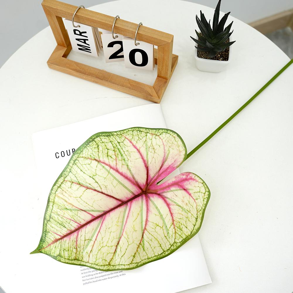 1Pc/3Pcs Artificial Tropical Leaves Large Green Leaf Fake Palm Leaves for Hawaiian Luau Wedding Birthday Party Decoration