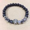 Colorful European Multi-Gem Tiger Eye Yoga Energy Bracelet – Natural Stone Beaded Design