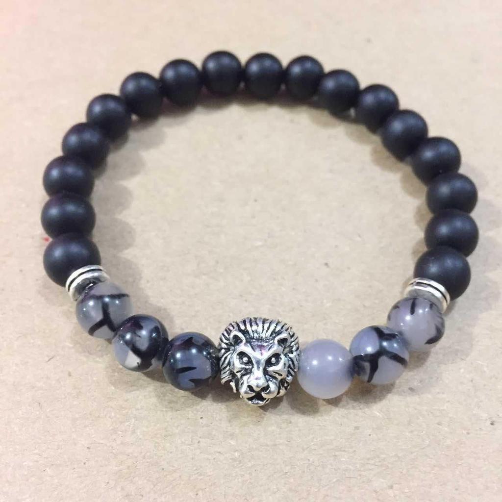Colorful European Multi-Gem Tiger Eye Yoga Energy Bracelet – Natural Stone Beaded Design