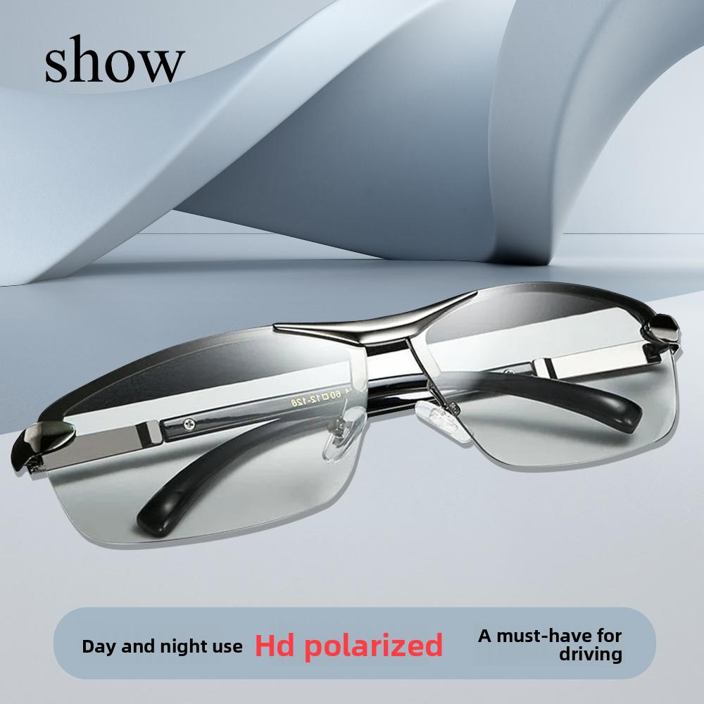 Neuer verbesserter Fahrer Tag und Nacht Blendschutz Fahrbrille polarisierte Nachtsichtbrille Angeluhr Bleichbrille