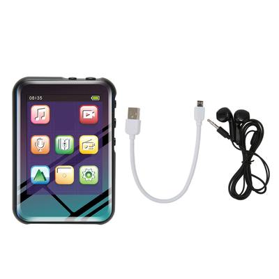 2.4in MP3 Player Bluetooth 4.0 HD HiFi Support FM Ebook Noise Reduction Voice Control MP4 Recorder