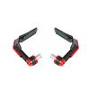 Windproof Universal 7/8" Handlebar Protectors for Motorcycle Scooter Mountain E-Bike Brake Lever Guard with Aluminum Stiffener