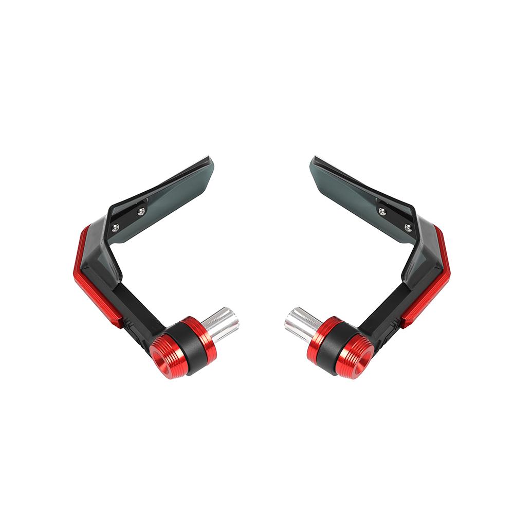Windproof Universal 7/8" Handlebar Protectors for Motorcycle Scooter Mountain E-Bike Brake Lever Guard with Aluminum Stiffener
