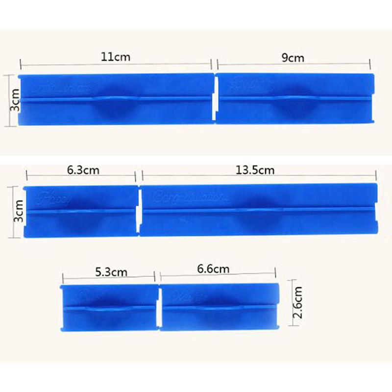 1 Sada Formiček na Pečení Dortů Písmeno Vykrajovátko na Sušenky Razítko Fondánová Forma Dekorace Dortu