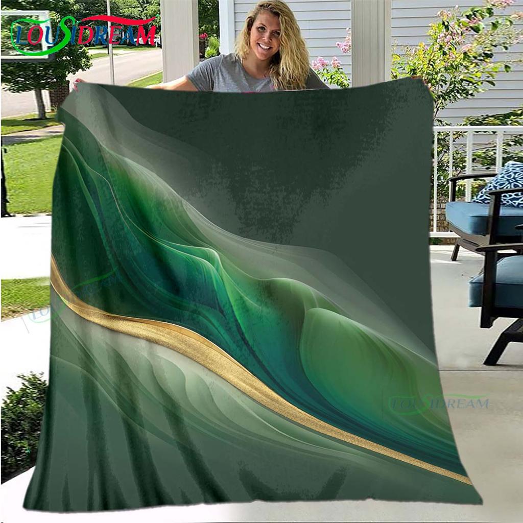 Fashion 3D Popular Mobile Wallpaper Four Seasons Blanket Sofa Cover Travel Bed Plush Blanket Travel Office Break Blanket Gift