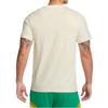 Nike Wzorzysty Nadruk Okrągły Dekolt Szybkoschnący Krótki Rękaw T-Shirt Męski Top Khaki FD0068-113