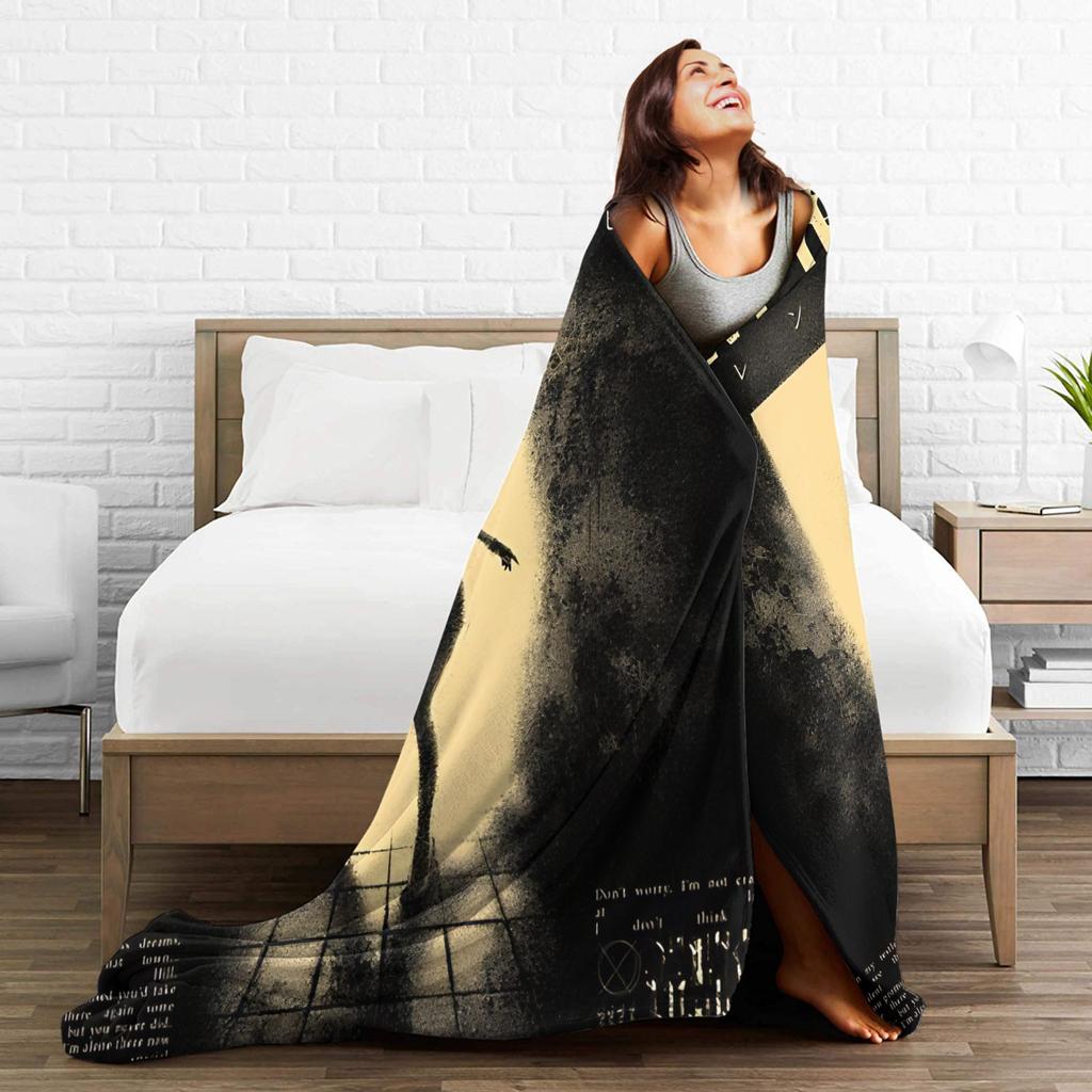 Silent Hill Game Blanket  Soft Warm Funny Plush Throw Blanket For Couch Chair Airplane Travel Flannel Bedspread Bed Cover