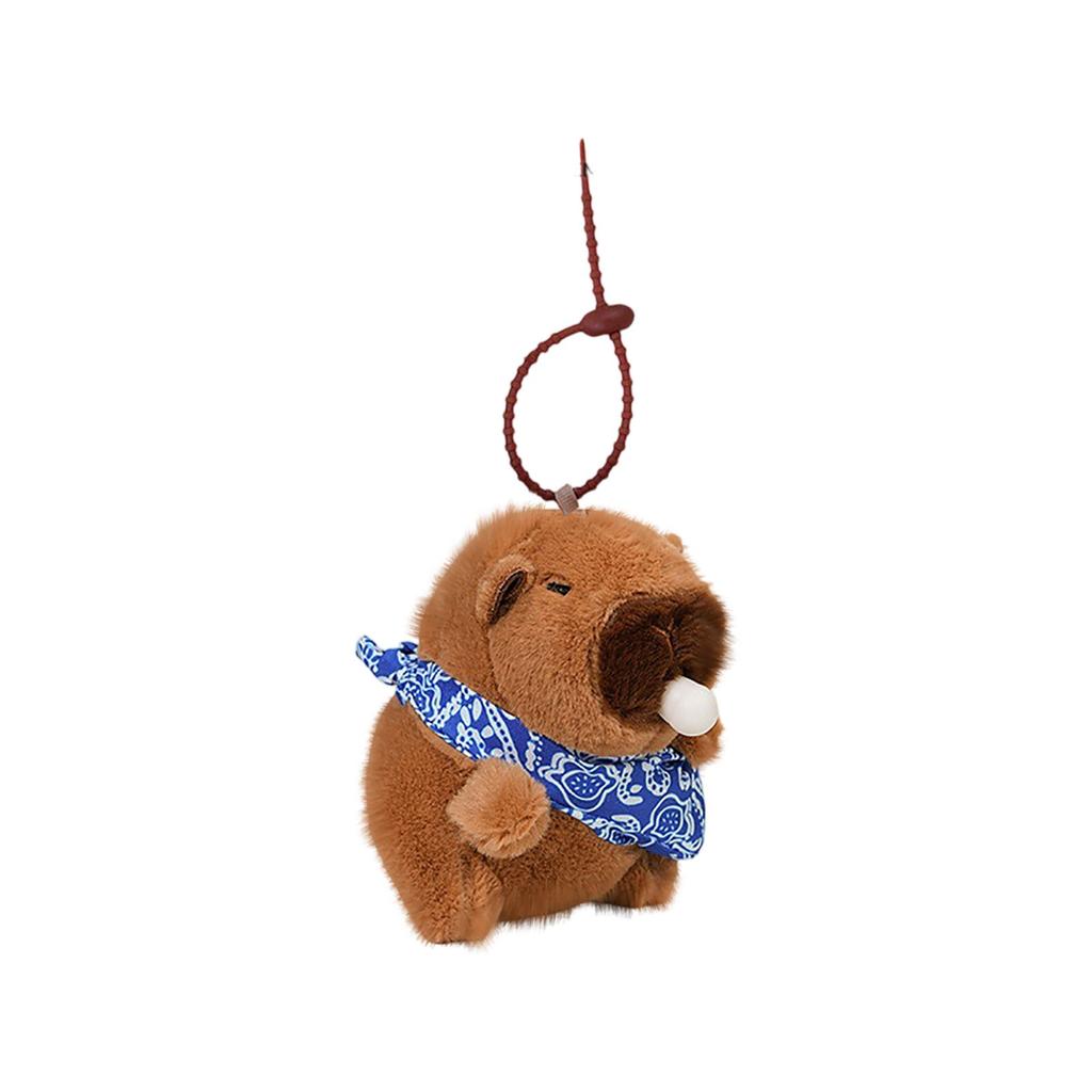 Plush Doll Bee Dolphin  Vibration Plush Keychain  Food French Fries Capibala