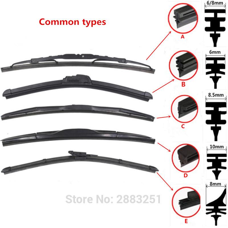 1Pcs Wiper Refill Rubber Strip For Nissan Tiida Teana Juke Note X-Trail T32 TEANA Altima Windshield Wipers