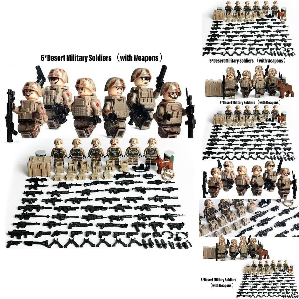 Land Tiger Desert Surveillance Building Blocks Small Particle Plastic Toy For Children