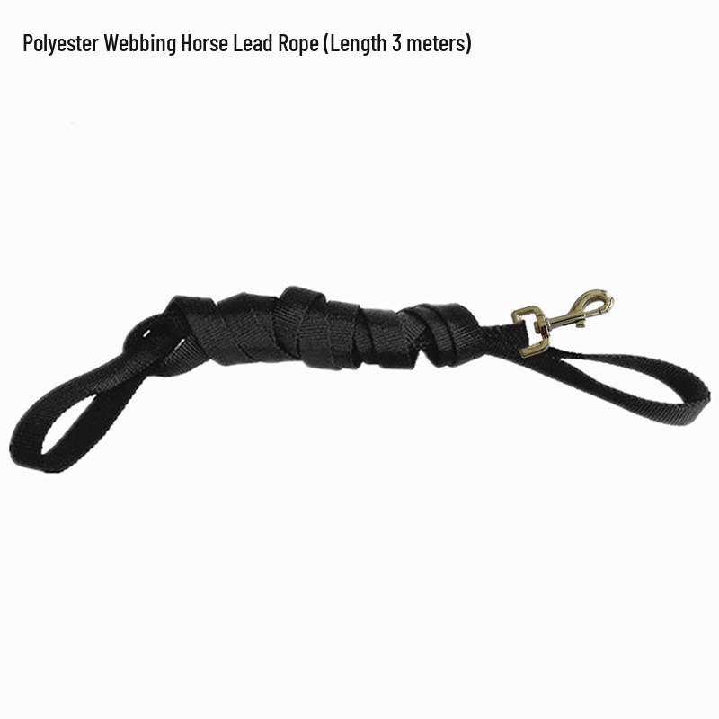 Polyester Horse Training Lead Rope with Reins