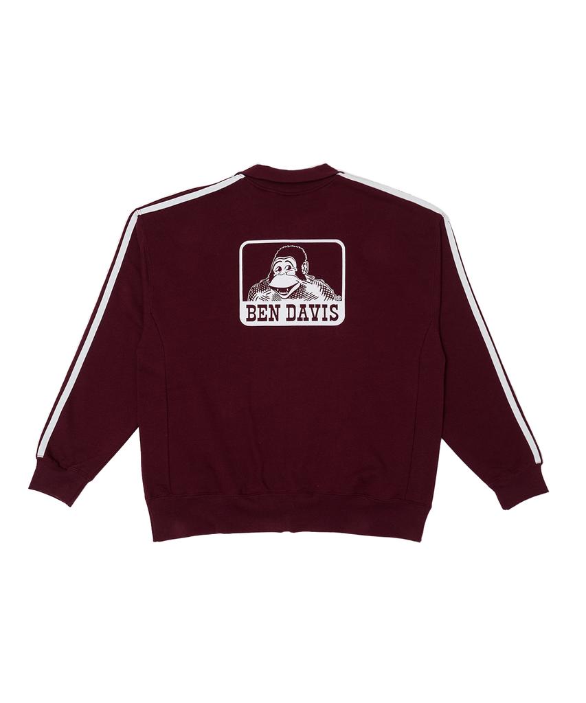 Ben Davis Sweat Track Jacket Off-White