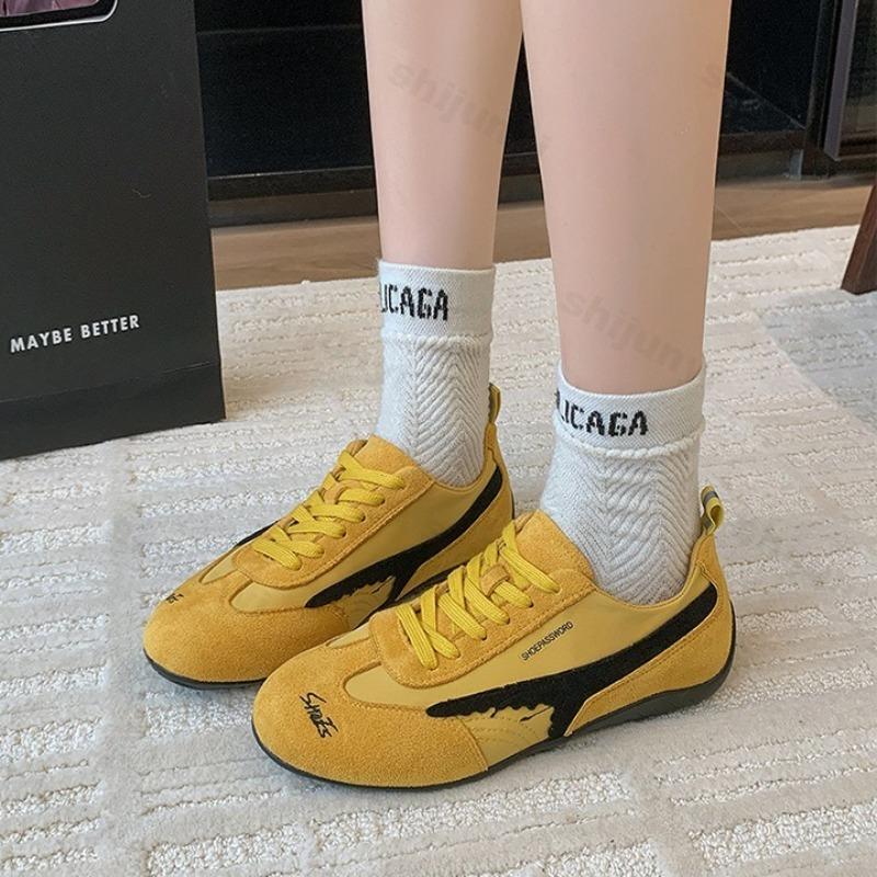 Fashion Soft Soled Fashion Low Top Casual Shoes for Women's Spring 2025 New Comfortable Versatile Fashion Trend Non slip Flat Sneakers