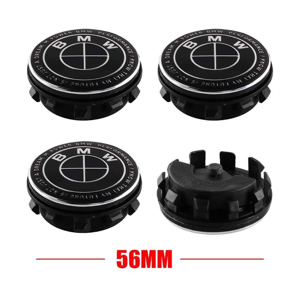 4Pcs 56mm Car Wheel Center Caps Hub Caps Rims Cover Hubcaps Accessories For For BMW X1 X5 E70 X6 E71 Z4 E89 3 Series E90 E91 E60