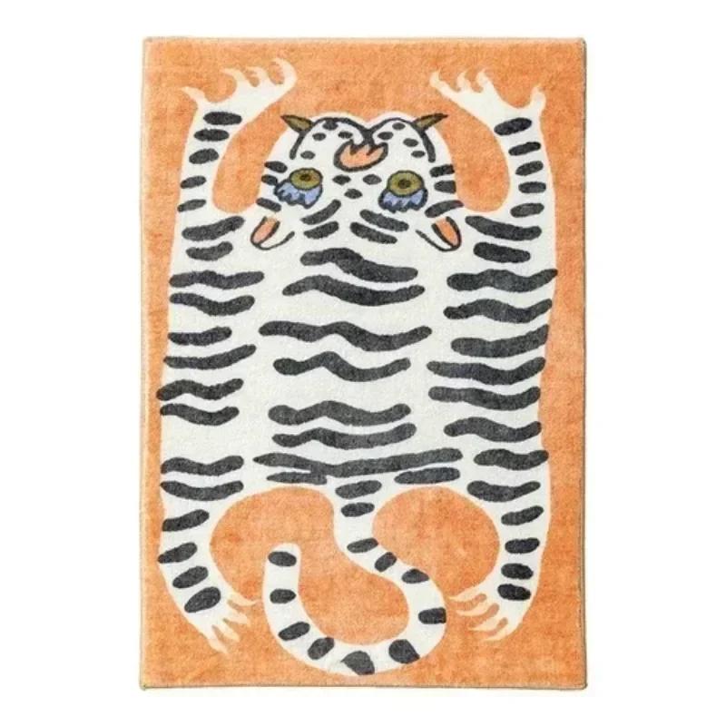 Shaped Children's Bedroom Carpets Home Decor Light Luxury Fashion Minimalist Cute Cartoon IG Soft Bedside Polyester Rugs