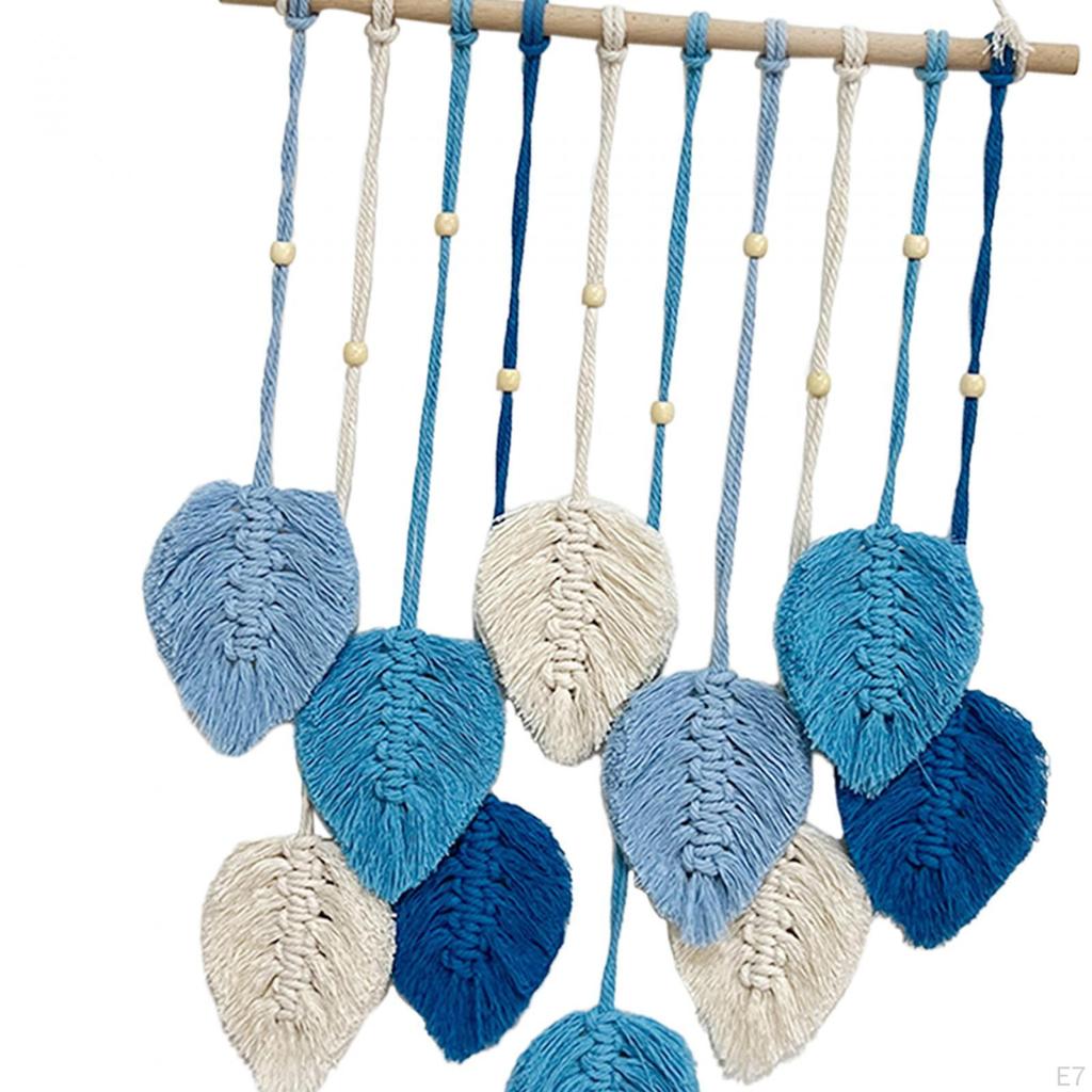 Boho Leaf Wall Tapestry Handcrafted Home Decor for Bedroom