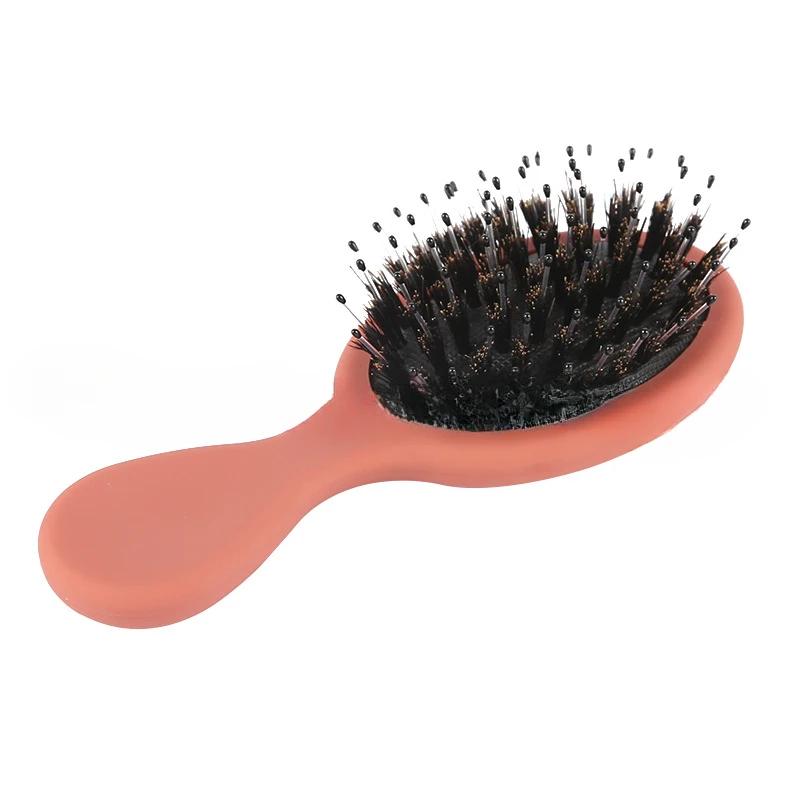 

Щетка для волос из щетины кабана, женские расчески для волос, деревянная массажная щетка для кожи головы, расческа для выпрямления волос, парикмахерские инструменты, подарки E